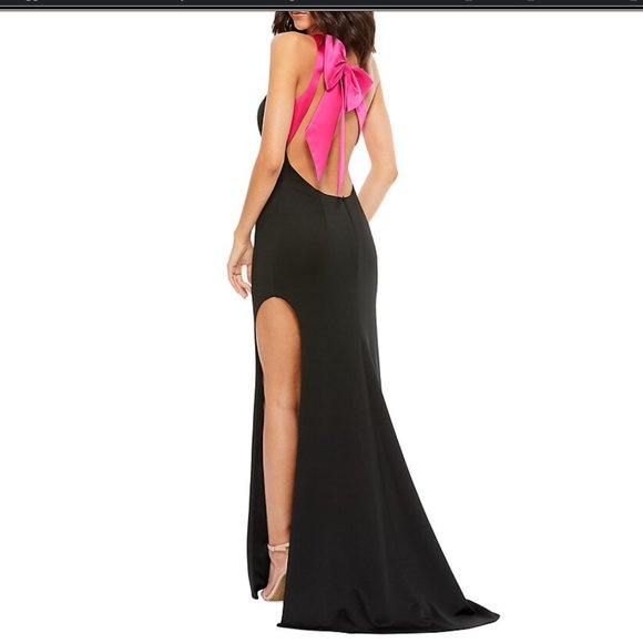 Mac Duggal leena One-Shoulder Asymmetrical Sheath Gown NWOT Size 8 - Picture 2 of 6
